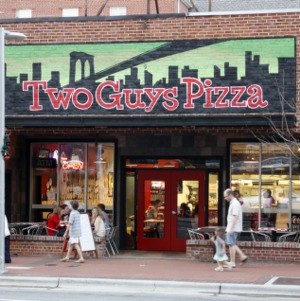 Two Guys Pizza on Hillsborough St.