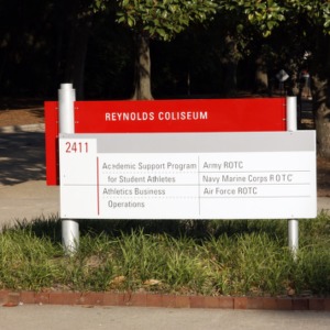 Reynolds Coliseum Sign