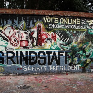Graffiti for Student Elections campaign