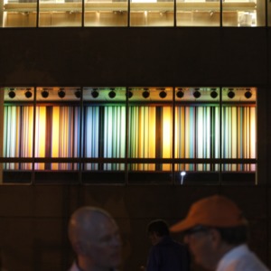 Color Wall at Dedication of renovated Hillsborough Street corridor