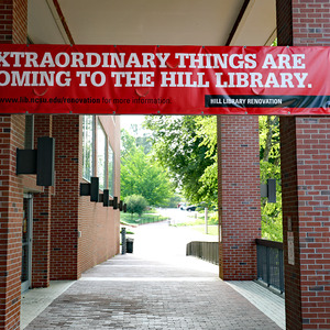 D. H. Hill Library banner, June 2019