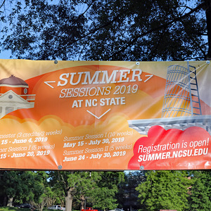 Summer School sign, June 2019