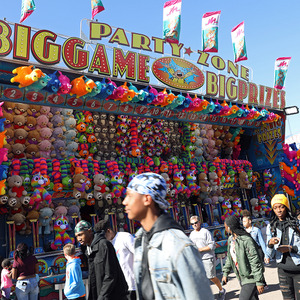 Carnival game at North Carolina State Fair, 2019