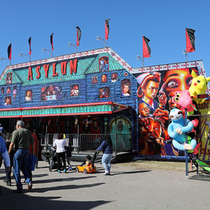 Asylum ride at North Carolina State Fair, 2019