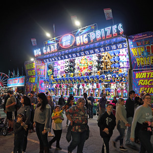Carnival game at North Carolina State Fair, 2019