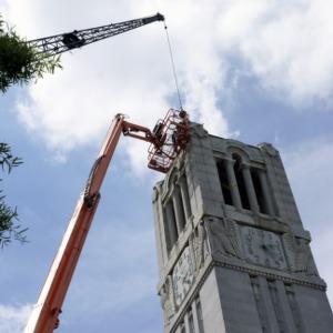 Repairing Bell Tower