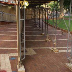 Brick Repair for Wall of D.H. Hill Jr. Library