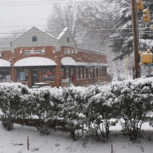 Snow on Hillsborough Street