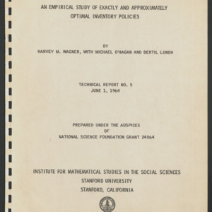 Control Theory, Papers and Notes, 1964