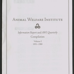 AWI information report and AWI quarterly compilations (incomplete)