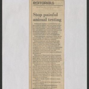 Research, Letters to Editor, Articles, 1980s