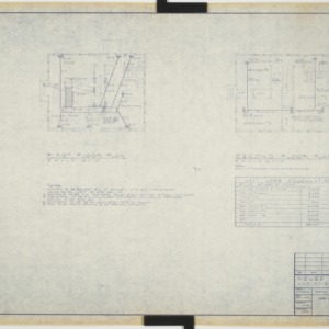 Northwoods Park, House Type N2B Variations No. 1 & 2 -- Heating Plans and Calculations