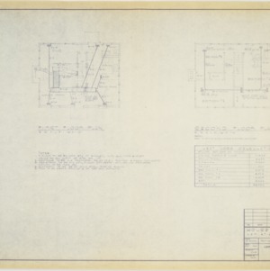 House Type Variations Nos. 1 & 2 -- Heating Plans and Calculations