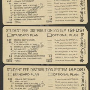 Student Body President Campaign Palm Cards, circa 1970