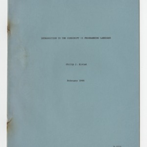 Introduction to the SIMSCRIPT II Programming Language, February 1966