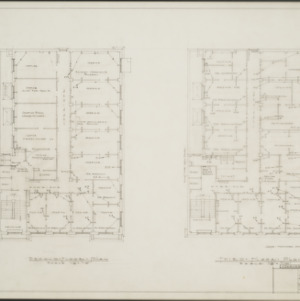 Masonic Temple Building, alterations -- Second and third floor plan