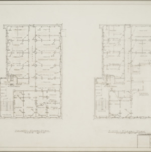 Masonic Temple Building, alterations -- Fourth and fifth floor plan