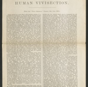 Human vivisection