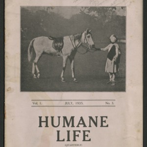 Humane life, vol. 1, no. 3