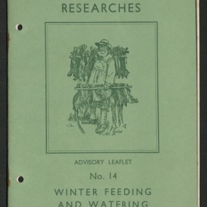 I.C.I. game researches advisory leaflet no. 14, winter feeding and watering
