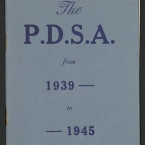 The P.D.S.A. from 1939 to 1945: annual report, 1945