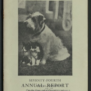 Seventy-fourth annual report for the Prevention of Cruelty to Animals for the year ended December 31st, 1936, Manchester & Salford branch