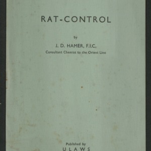 ULAWS monograph 7b. Rat-control