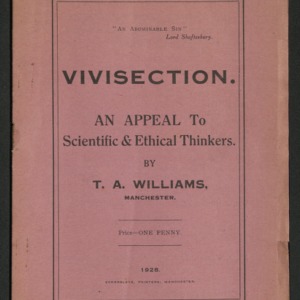 Vivisection: an appeal to scientific & ethical thinkers