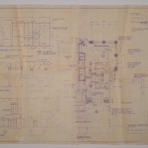 Blueprints of Mr. and Mrs. Dudley L. Simms III residences