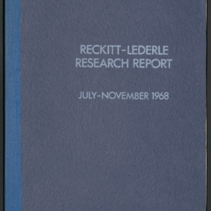 Reckitt-Lederle Research Report, July-November 1968
