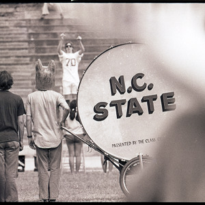 Marching band practice, 1973