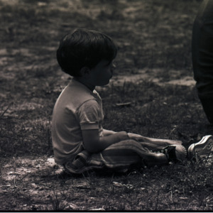Child playing, circa 1969-1975