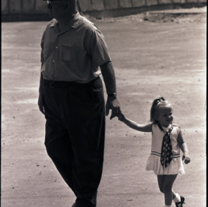 Man and child, circa 1969-1975
