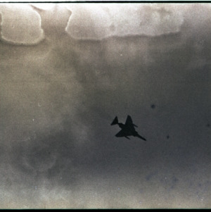 Airplane overhead, 1973