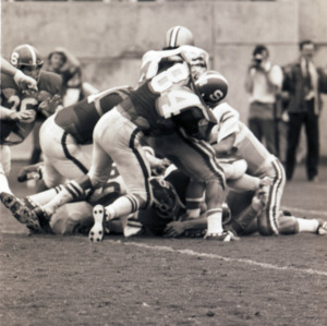 Football game, circa 1969-1975