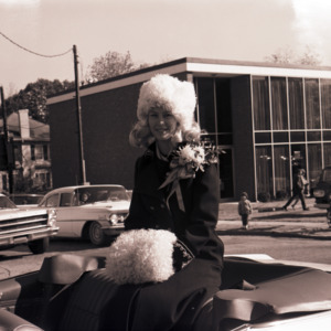 Woman in parade, 1969
