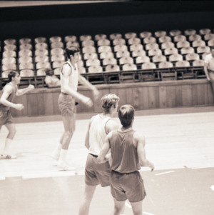 Basketball practice, circa 1969-1975