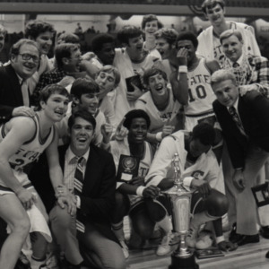 NC State basketball ACC Tournament Champions team portrait, 1973