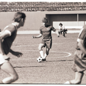 Men's soccer game versus UNC-Asheville, circa 1969-1975
