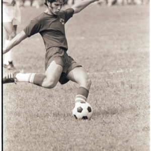 Men's soccer game, 1973