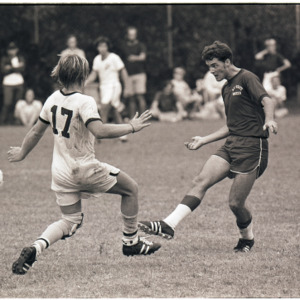 Men's soccer game, circa 1969-1975