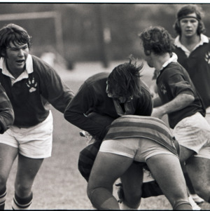 NC State vs Clemson rugby match, circa 1969-1975