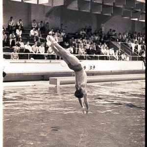 Swim meet versus Maryland, circa 1969-1975