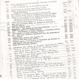 Research Reports Index from 1965-1976