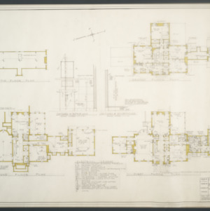James H. Millis residence and garage -- Electrical layout