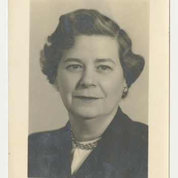 Mary Yarborough portrait photo, 1953