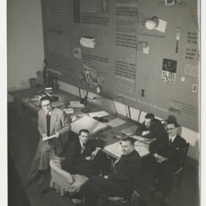 Eduardo Catalano  and others at the Universidad de Buenos Aires, Argentina, 1947