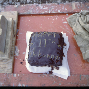Birthday cake, Brown Harbor, 1977