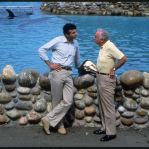 Dr. Joseph Geraci and Walter Cronkite, San Diego, March 1982