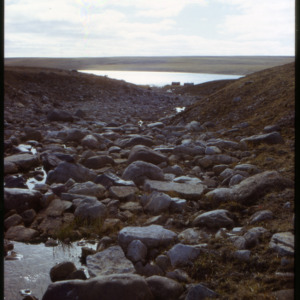 Glacial river bed, Basil Bay, 1973